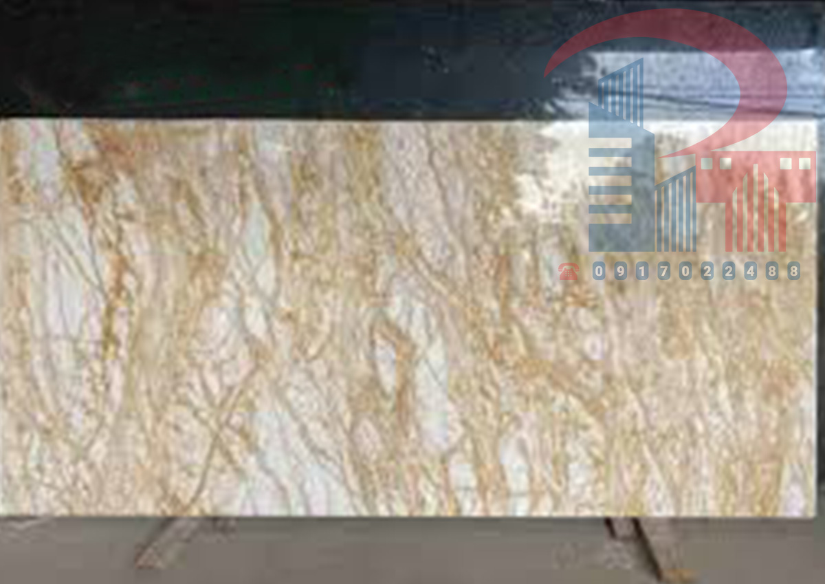 Đá Marble Vàng Mạng Nhện